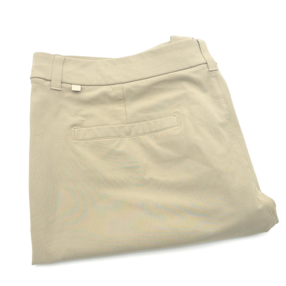 Lululemon Commission Shorts Mens Size 38 Tan Warpstreme Stretch 10.5" Inseam
